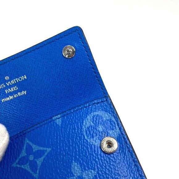 LOUIS VUITTON M83154 Taigalama Porte Cult On-Strap Wallet Coin Card Case purse - Picture 9 of 11